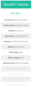 Five23 - Growth Hacker Package - Pricing Table (7/1/18) - Ventures