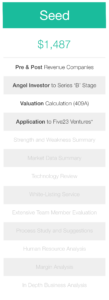 Five23 - Seed Stage - Pricing Table (10-29-18) - 409A Valuation