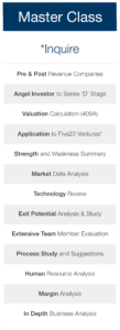 Five23 - Master Class - Pricing Table (8-6-19)